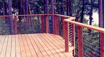 cable deck railing