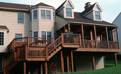 multi level deck