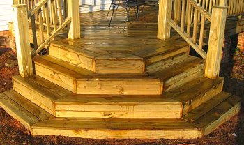 Best deck stair design