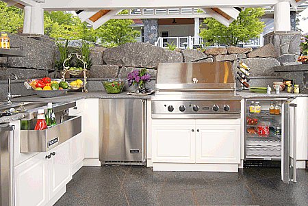 White Outdoor Cabinets