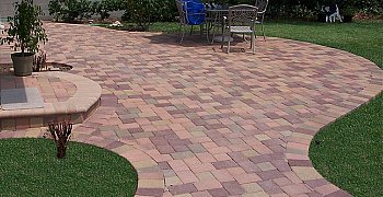 Pavers - brownish red