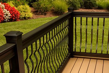 aluminum deck railing - architectural design