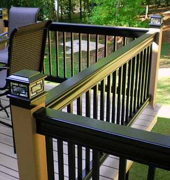 aluminum deck railing