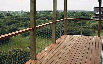 cable deck railing system