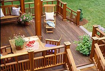 Deck Material Redwood