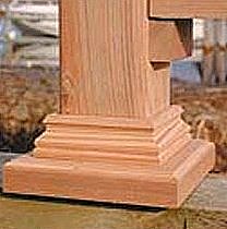 deck post skirt