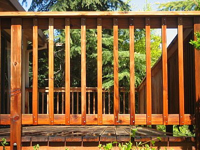 Deck Railing - Wood, standard