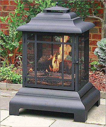 outdoor fireplace pagoda